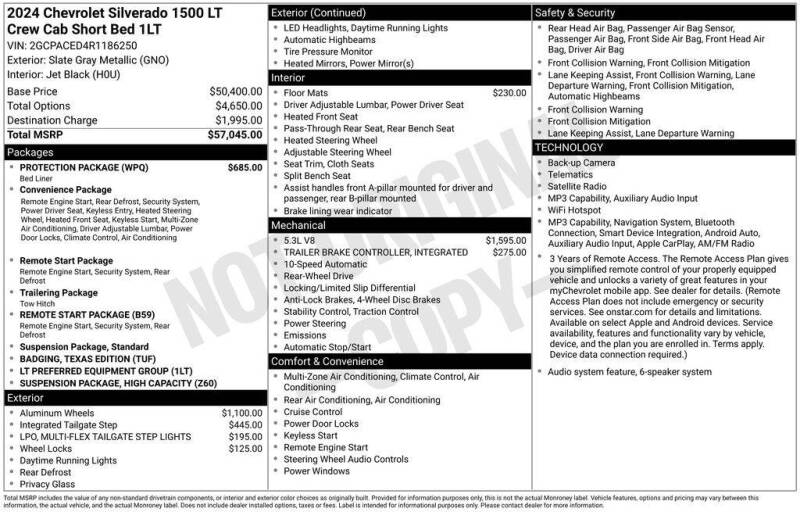 chevrolet silverado 1500 2024 2GCPACED4R1186250 image chevrolet silverado 1500 2024 2GCPACED4R1186250 image